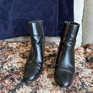 Dream Pairs Black Heeled Boots for Women